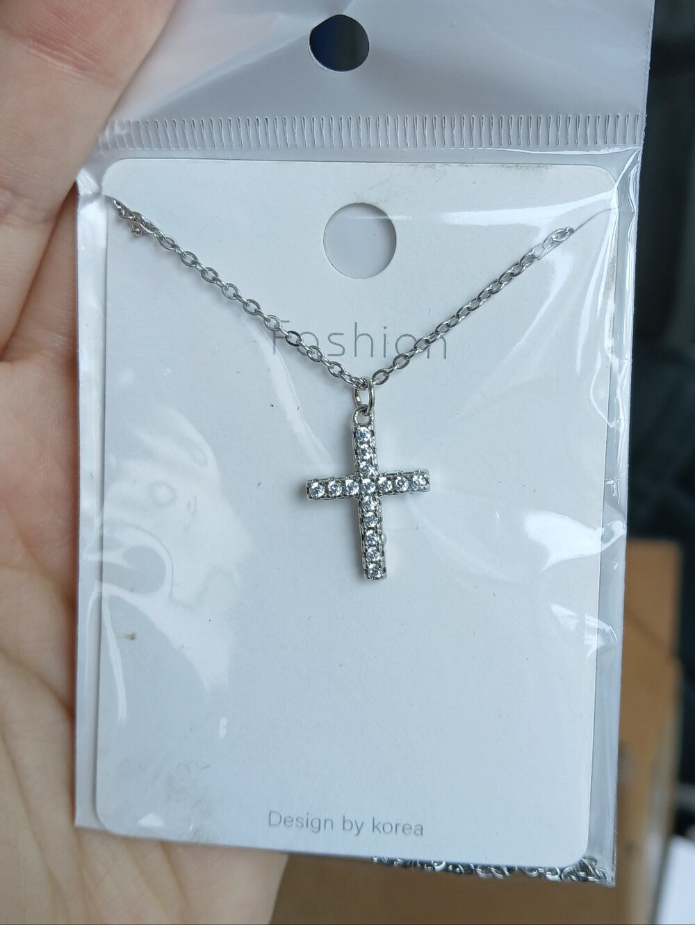 🤯 2/$15 🆕️ Silver Necklace with Cross - New Giftable BNIP